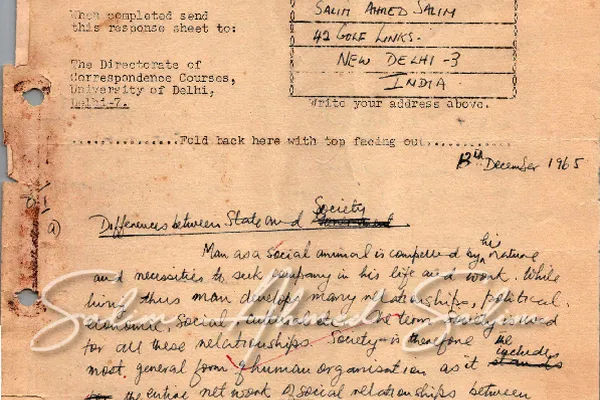 Examinations at the University of New Delhi