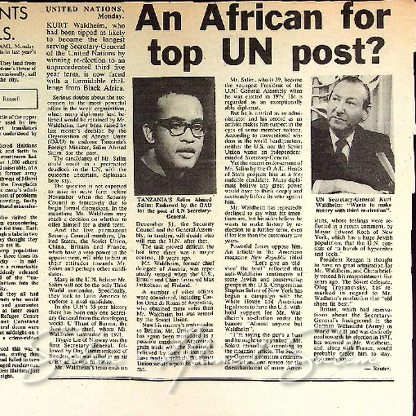 UNSG Election Coverage