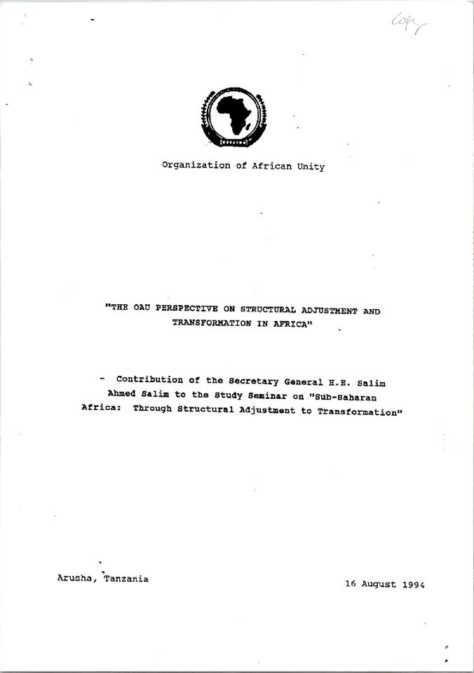 Study-Seminar-on-Sub-Saharan-Africa-Through-Structural-Adjustment-to-Transformation-The-OAU-Perspective-on-Structural-Adjustment-and-Transformation-in-Africa.pdf