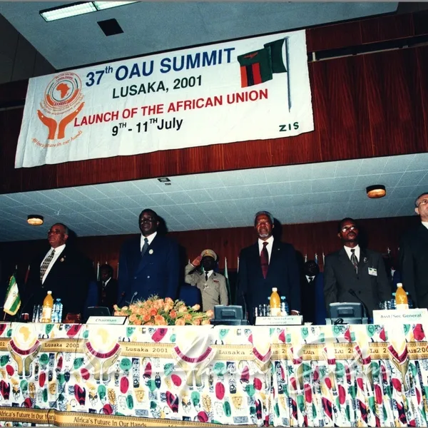 OAU summit Lusaka ZAMBIA 2001000002