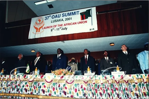 OAU summit Lusaka ZAMBIA 2001000002