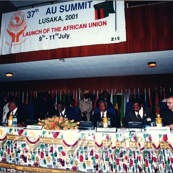 OAU summit Lusaka ZAMBIA 2001000003