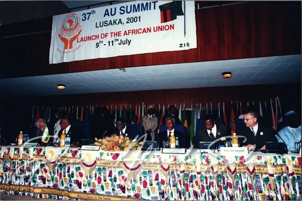 OAU summit Lusaka ZAMBIA 2001000003