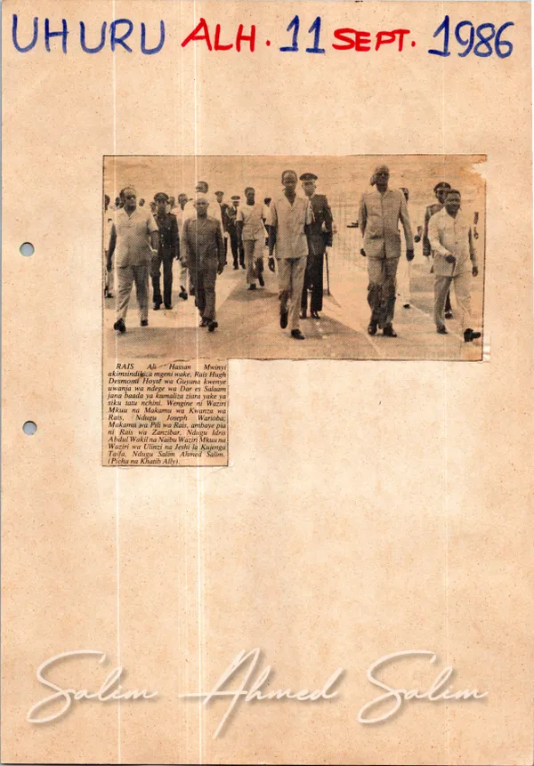 Uhuru September 11 1986