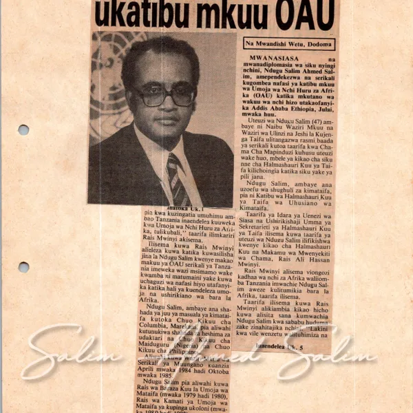 Uhuru May 20 1989