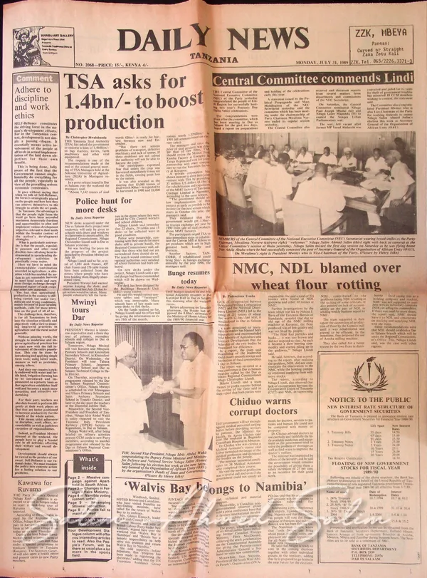 Daily News July 31 1989