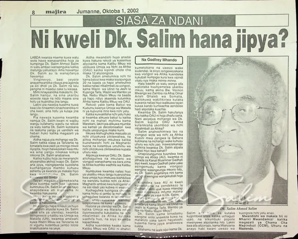 Majira October 1 2002