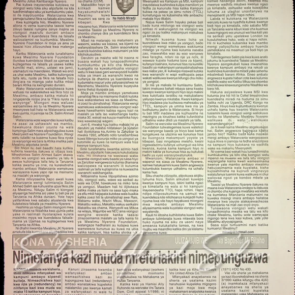 Majira October 13 2002