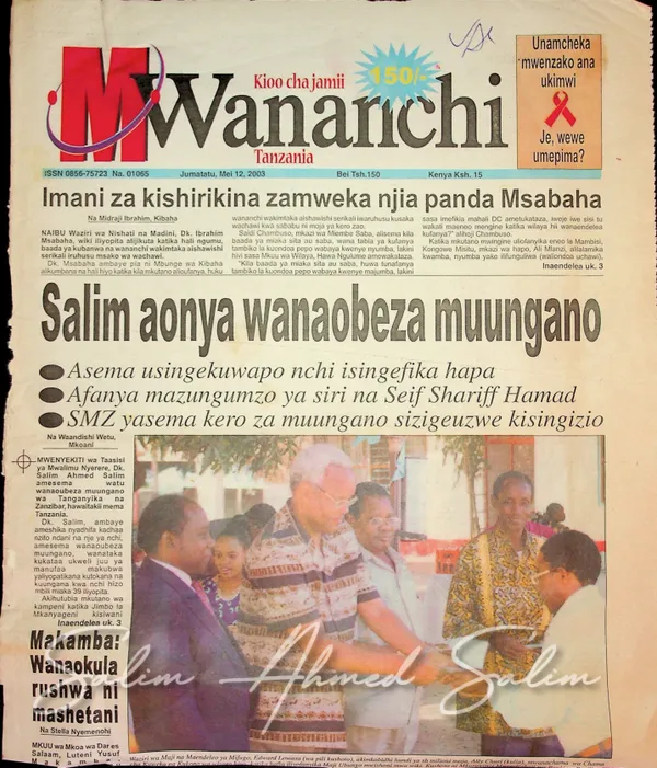 Wananchi May 12 2003