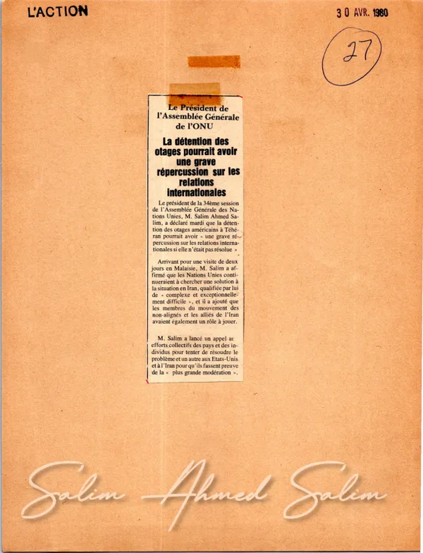 L Action April 30 1980