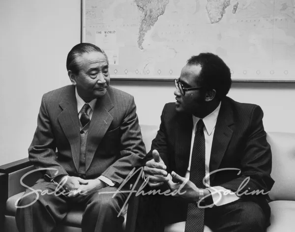 SAS WITH DIFFERENT HEADS OF STATES 34th UNGA 7