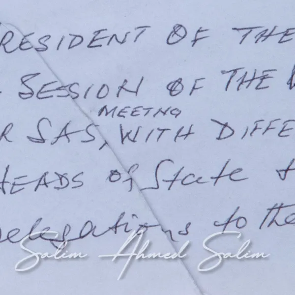 SAS WITH DIFFERENT HEADS OF STATES 34th UNGA 77