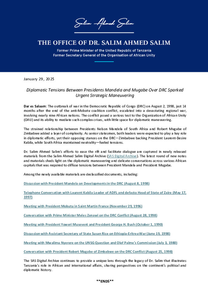 PRESS-RELEASE-Diplomatic-Tensions-Between-Presidents-Mandela-and-Mugabe-Over-DRC-Sparked-Urgent-Strategic-Maneuvering-January-2025.pdf