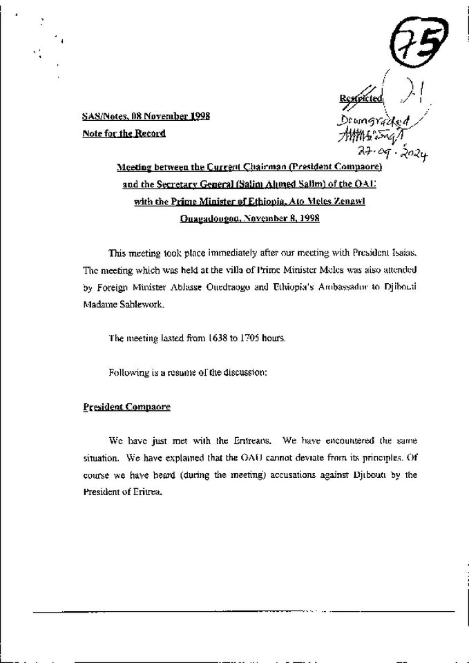 SAS-Notes-November-8-1998-Meeting-with-President-Compaore-and-Prime-Minister-Meles-Zenawi-on-Ethiopia-Eritrea-Conflict.pdf