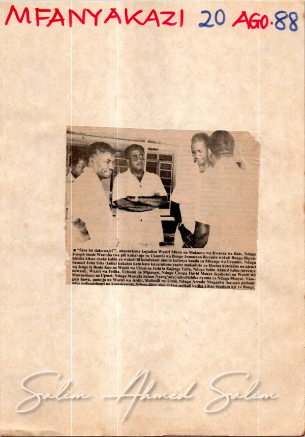 1988 Deputy PM Min Defense News Clippings 1