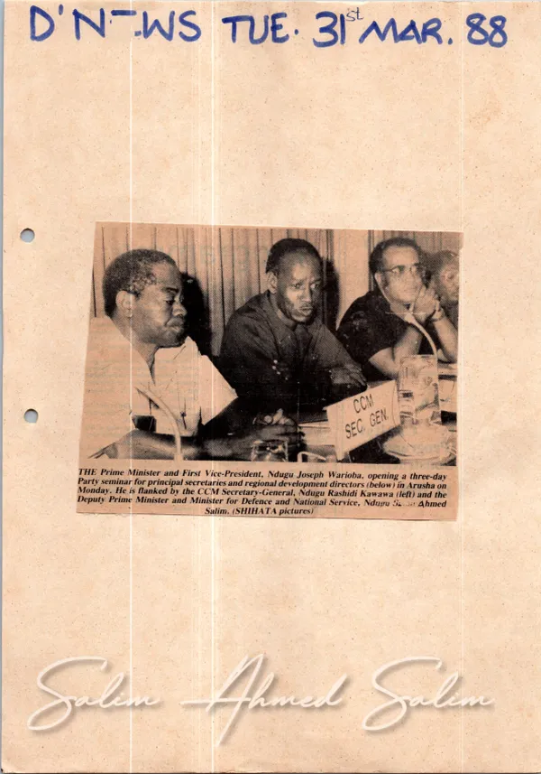 1988 Deputy PM Min Defense News Clippings 6